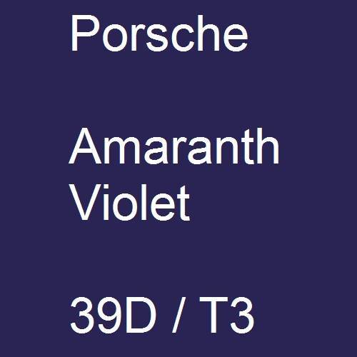 Porsche, Amaranth Violet, 39D / T3.